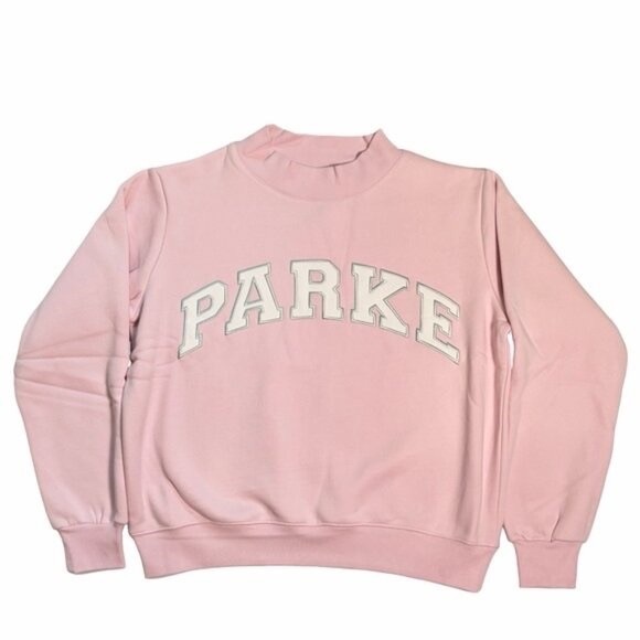 Parke Varsity Mockneck Sprinkle + White in S/M & L/XL, NWT - Picture 2 of 8